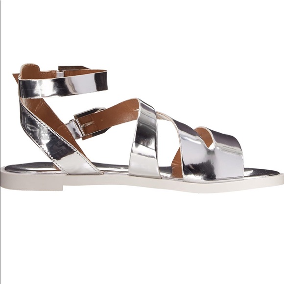 Report signature ZICCO metallic gladiator sandals - Picture 5 of 8